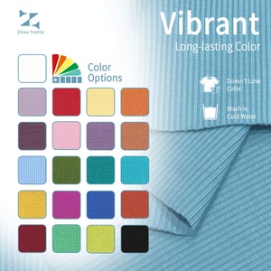 Tessuto a Costine Sostenibile 90,5% Lyocell 9,5% Spandex Elasticizzato in 4 Direzioni, Traspirante e Antipiega per Magliette e Top da Donna - Product Image 5