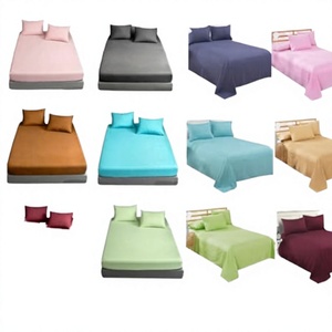 Textile Trends 4-Piece <strong>Flannelette</strong> <strong>Sheets</strong> Set (Fitted <strong>Sheet</strong> 25cm 2 <strong>Flat</strong> <strong>Sheets</strong> Matching Pillowcases) 100% Brushed Cotton Flannel - Product Image 4
