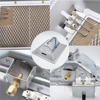 Couveuse chauffante GPL pour poulets Lampes chauffantes Allumage automatique Couveuse à gaz infrarouge pour poussins