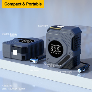Compresseur d'air portable Pompe à pneus Arrêt automatique Gonfleur de pneus numérique pour voiture Vélo Moto <span class=keywords><strong>Basket</strong></span>-ball - Product Image 2