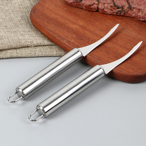 Stainless Steel Shrimp Peeler Deveiner Double Headed <b>Tool</b> For Seafood <b>Kitchen</b> <b>Gadget</b> Set - Product Image 3