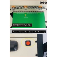 Perforatrice et relieuse électrique robuste pour spirales métalliques A4, usage bureautique