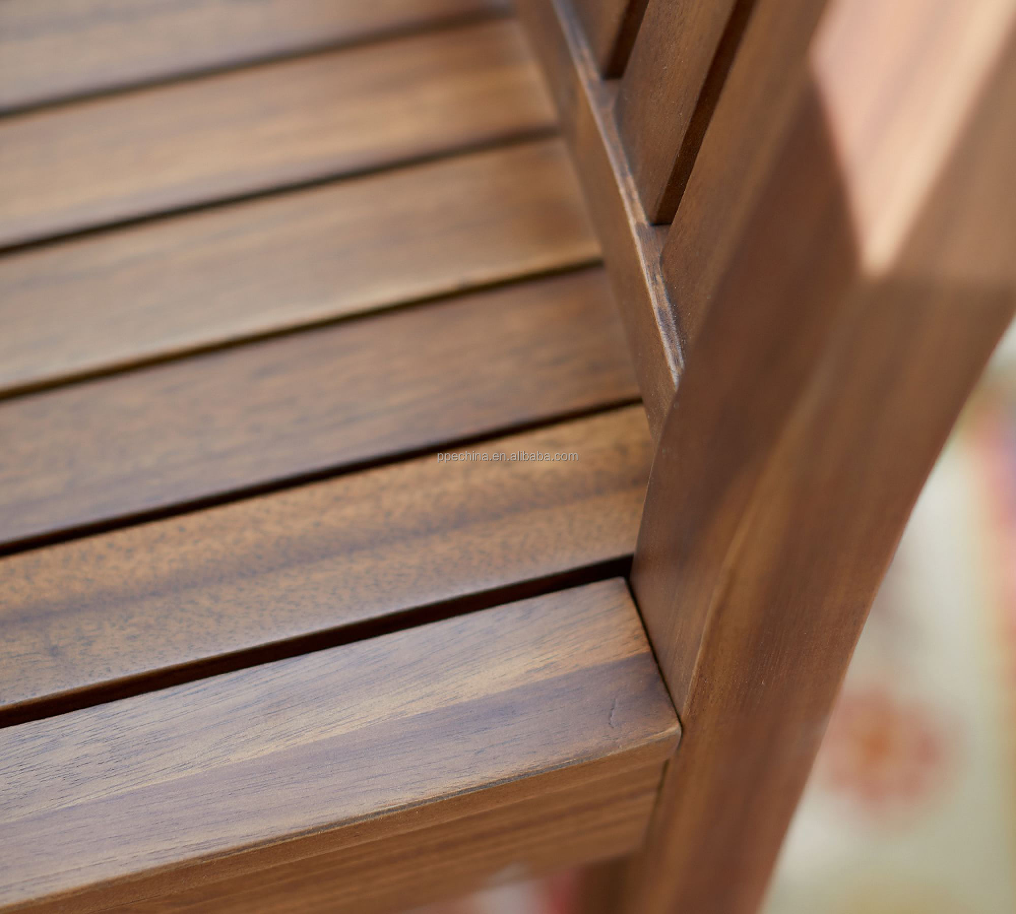 Hot sale pool garden chair wood furniture outdoor home patio solid wood bar chair teak bar stool