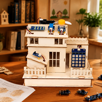 Zetok Nuevo Kit de Casa Ecológica Inteligente para Proyectos de Bricolaje, Rompecabezas 3D, Juguetes Educativos para Niños con 16 Lecciones de Tutorial
