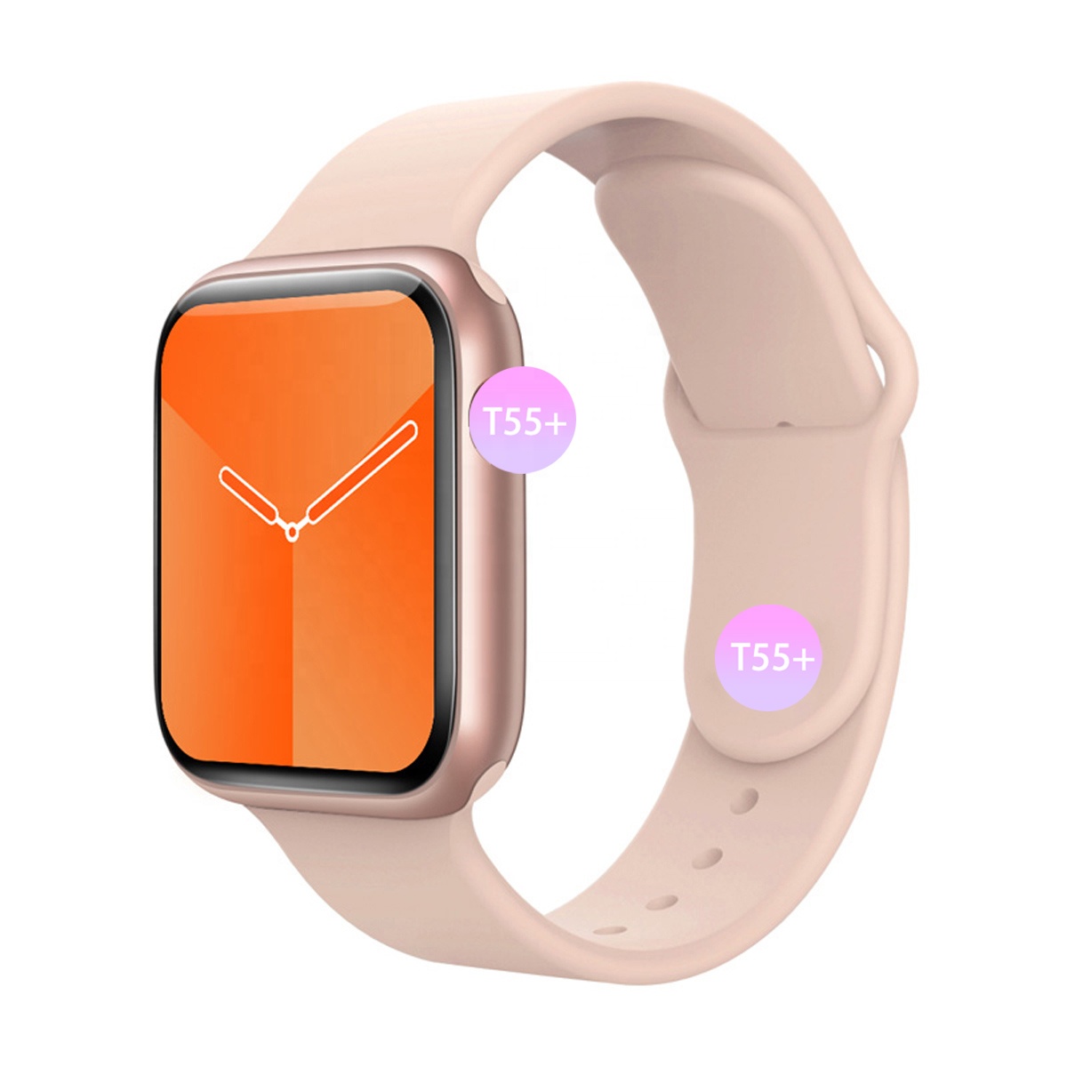 Новое поступление хит продаж температурный водонепроницаемый браслет IP68 Смарт-часы T55 + умные часы