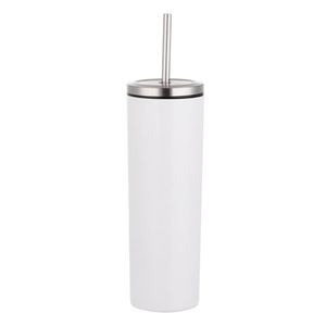 Gobelet isotherme en acier inoxydable de 20 oz avec paille à visser pour le sport et le fitness - Product Image 6