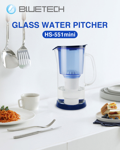 <span class=keywords><strong>Carafe</strong></span> purificatrice d'eau alcaline <span class=keywords><strong>en</strong></span> <span class=keywords><strong>verre</strong></span> <span class=keywords><strong>sans</strong></span> toxines avec poignée, installation facile, ioniseur domestique pour cuisine - Product Image 4