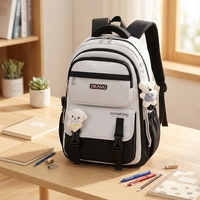Sac à dos grande capacité pour écoliers du primaire, collège et lycée, sacs d'école mignons pour filles et enfants, cartable quotidien durable et imperméable