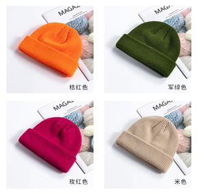 2025 femmes doux <span class=keywords><strong>cachemire</strong></span> nouveau chapeau chaud pour les femmes à la mode Style coréen décontracté tricoté <span class=keywords><strong>bonnet</strong></span> en laine ample automne hiver - Product Image 6
