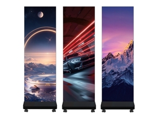 Foldable P1.86 P2 P2.5 Indoor Video <b>Wall</b> LED Screen <b>Display</b> Poster Banners Board Digital Screen Foldable Led Poster <b>Display</b> P1.8 - Product Image 3