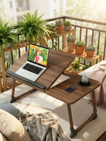 Escritorio Plegable Ergonómico Multifuncional AOR para Sala de Estar, con Altura Ajustable, Soporte Moderno para Computadora de MDF para Oficina en Casa