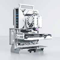 Chasis de PC Socooler SOC-BL, Nuevo Diseño, Mini, de Aluminio Aeronáutico, para Juegos, con Puerto USB Frontal, Compatible con ATX, Panel Lateral, en Existencia