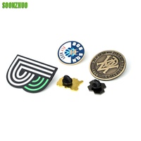 Fabricant de badges métalliques personnalisés en gros, épingles à revers en émail dur, alliage de zinc, logo personnalisé, épingles en émail souple