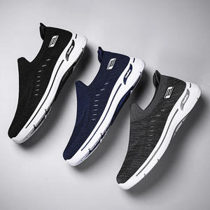 Chaussures décontractées légères toutes saisons style rétro pour hommes baskets respirantes en tissu de coton à lacets semelle souple antimicrobienne 3D - Product Image 4