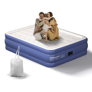 Colchón de aire inflable de lujo hipoalergénico de tamaño King personalizable para exteriores, bomba incorporada moderna para uso en cama de dormitorio - Product Image 3