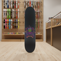 Vente en gros directe usine, personnalisable, faible MOQ, professionnel, haute qualité, planche à roulettes portable double rocker en érable chinois avec graphique imprimé UV