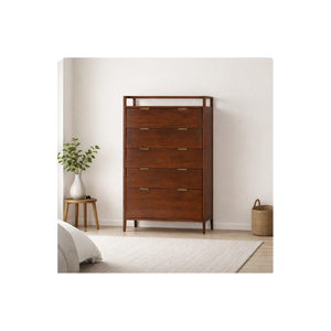 SAPA RANGE Collection Wood Bedroom Living Room Dresser Eco-Friendly Tallboy Cabinet Best Quality Home Furniture - Product Image 1
