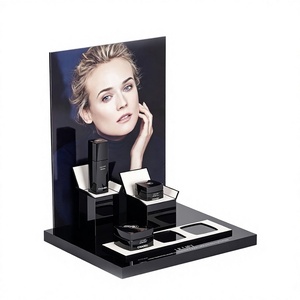 Support d'affichage de maquillage en acrylique POP sur mesure, présentoir de comptoir pour cosmétiques, présentoir de maquillage - Product Image 1
