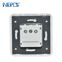 Fabrik NEPCI 250V 16A Deutsche Wandsteckdose XJY-QB-57-101A 86x86 Unterputz-Euro-Wandsteckdose für Steckertyp F und C