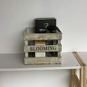 Caja de madera antigua OEM pintada con láser, caja de madera antigua con logotipo personalizado, beige, negro, marrón, para decoración del hogar, almacenamiento OEM - Product Image 4