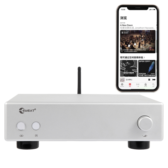 Eweat ES9038Q2M Chipset With the Best 5.1 Audio Decoder Board HIFI DAC Amp BT5.2 Fully Balanced DAC Output Amplifier Decoder