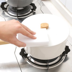 Esponja mágica nano blanca rectangular para limpiar ollas y sartenes de cocina - Product Image 4