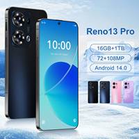 Nuevo Teléfono Inteligente Reno13 Pro 5G con Android 14, Pantalla de Alta Definición de 7.3 Pulgadas, Desbloqueo por Reconocimiento Facial, Gran Almacenamiento de 16+1TB