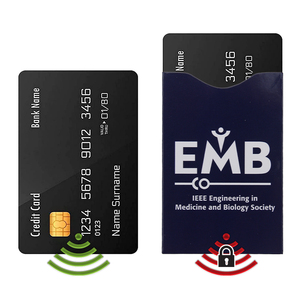 Porte-cartes fin anti-RFID universel, protège-cartes de crédit anti-vol - Product Image 1