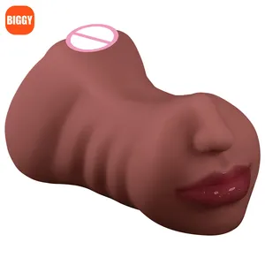 Großhandel 3D-Taschenpuppe 3 in 1 Mund Scheide Analsexpuppe realistischer Männlicher Masturbator Taschenpuppe Sexpuppe für Männer