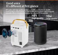 Projecteur portable H7 H10 140 lumens ANSI Proyector Android 11 Lcd Smart Home Theater Mini projecteur de poche 4K