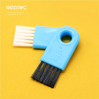 Brosse de nettoyage pour rasoir, mini, en PBT, 10 couleurs, 50 mm de long, 20 mm de large, pour accessoires électroniques de cuisine et de maison
