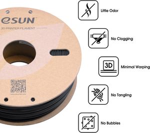 Hot Sale ESUN ABS+ ABS Plus Filament 1.75mm 1KG High Toughness for FDM 3D Printer Neat winding filament