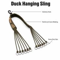 Sangle de transport pour canards, oies, pigeons et oiseaux de chasse, avec 8 anneaux de glissement, rembourrée en nylon, durable, fermeté moyenne, et lanière de chasse