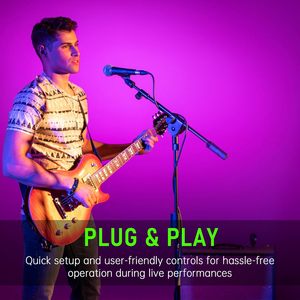 Xvive U2 2.4GHz Có Thể Sạc Lại Không Dây Guitar Hệ Thống Guitar Điện Bass Violin Bàn Phím Transmitter Receiver Hiệu ứng Cầu - Product Image 6