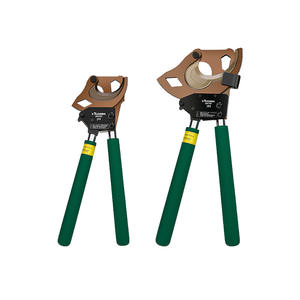 เครื่องตัดสายเคเบิลแบบแมนนวลเอ็กซ์-ทูเซ่น 2003M เหล็กคาร์บอนแบบหยัก เกรดอุตสาหกรรม ด้ามจับสีเขียว กรรไกรอเนกประสงค์ - Product Image 1