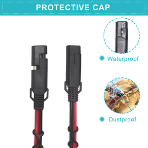Câble d'extension SAE vers SAE 10 pieds pour panneau solaire et chargeur de batterie 12AWG - Product Image 4