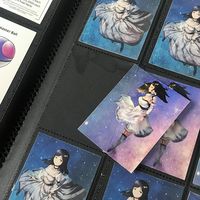 Las páginas de tarjetas coleccionables de la mejor calidad para su álbum de tarjetas de colección Carpeta de 9 bolsillos de carga lateral de cuero-Bolsillos de 360 piezas