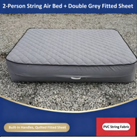 Matelas pneumatique surélevé, lit gonflable épais, idéal pour le camping en plein air et la maison, résistant à l'humidité