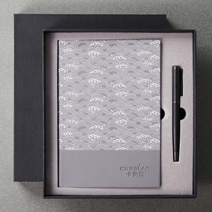 Luxury Hardcover Meeting Custom Logo <b>Notebooks</b> Agenda Leather <b>Notebook</b> Pen <b>Sets</b> Corporate Souvenir Gifts with Gift Box - Product Image 3