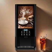 Machine à café automatique professionnelle avec écran LCD tactile, 7 boissons chaudes, du café en grains au chocolat et au cappuccino
