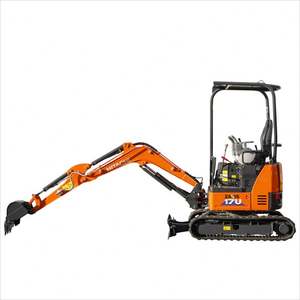 Mini-excavatrices d'occasion à prix abordable : Hitachi ZX17, petites excavatrices d'occasion pour creuser des fossés, en promotion - Product Image 1