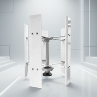 Turbine éolienne à faible puissance Luvorb 500W, turbine éolienne à axe vertical de type H, générateur à aimants permanents, alimentation électrique