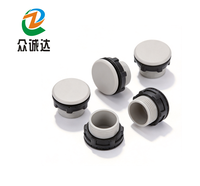 Bouchons filetés en plastique moulés par injection sur mesure Zhongchengda - Bouchons aveugles filetés OEM/ODM disponibles, diverses tailles de filetage et couleurs