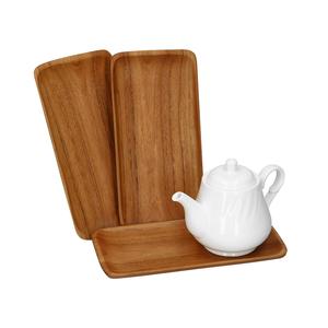 Acacia gỗ tráng miệng tấm Set thân thiện với môi hình chữ nhật Bộ đồ ăn cho ramadan & kỳ nghỉ lễ hội - Product Image 4
