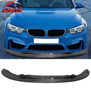 Convient pour BMW F80 M3 F82 F83 M4 2015-2020, lèvre de pare-chocs avant style KS en fibre de carbone - Product Image 1