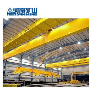 رافعة للجسر بعمود مزدوج رافعة أنابيب من الصلب باستطاعة 16 طن + 16 طن مزودة بمغناطيس - Product Image 1