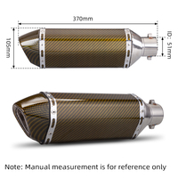 Universal Front Mid End Catalyst DB Killer pour moto Silencieux d'échappement Silencieux Bruit Éliminateur de son