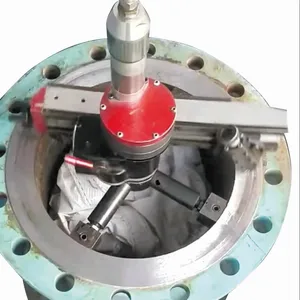 Factory Direct Price Dedicated to large flange face, boss, sealing groove processing XDFC 610 portable flange lathe
