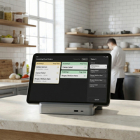 Tablette Android NFC 12 pouces, système d'affichage de cuisine KDS, intégration POS, WiFi LAN, tablette commerciale pour restaurant