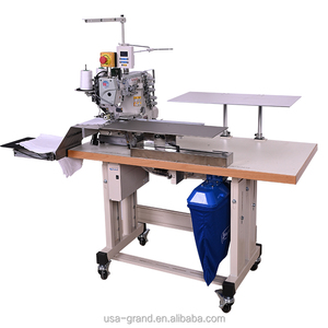 Máquina de Coser Semiautomática de Cama Plana para Dobladillos de Camisetas |   GRAND Cortador de Hilo de Alta Velocidad para Dobladillos de Mangas de Automóviles - Product Image 2